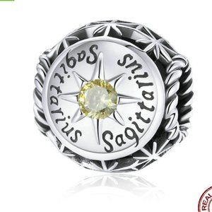925 Stering Silver Sagittarius Charm